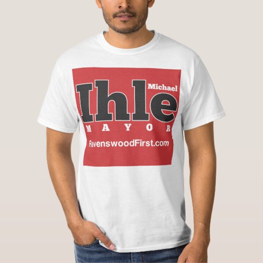 Ihle für Bürgermeister T-Shirt (Vorderseite)