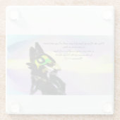 ihm vertrauen glasuntersetzer (Rückseite)