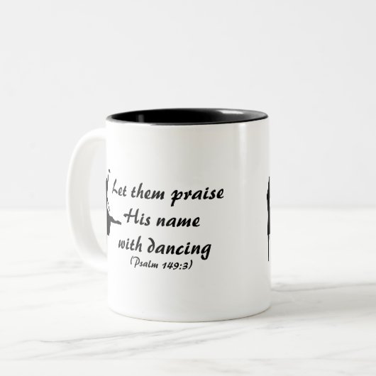 Ihn mit tanzender Tasse loben (Vorderseite Links)