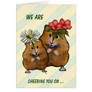 Ihnen an im Kampf gegen Krebs zujubeln: Hamster