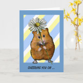 Ihnen an im Kampf gegen Krebs zujubeln: Hamster Karte (Gelbe Blume)