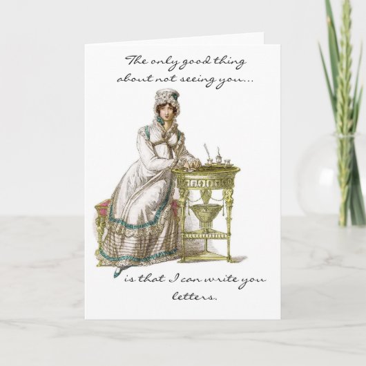 Ihnen Briefe schreiben Karte (Vorderseite)