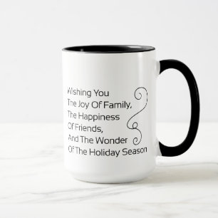 Ihnen die Freude an der Familie wünschen Tasse