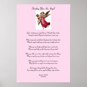 Ihnen ein Engels-Plakat schicken Poster