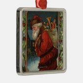 Ihnen ein fröhliches ChristmasSanta Marschieren Ornament Aus Metall (Rechts)