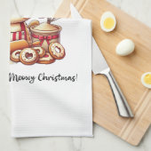 Ihnen ein mageres Weihnachtsfest Geschirrtuch (Viertel Falte)