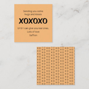 Ihnen ein paar Schläger und Küsse schicken Mitteilungskarte