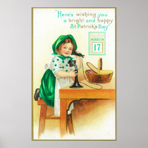 Ihnen eines hellen und glücklichen St Patrick Poster
