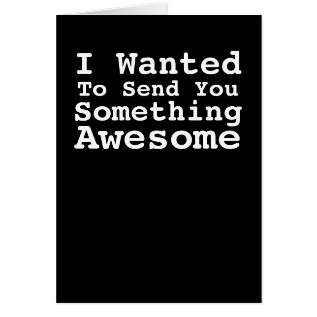 Ihnen etwas Phantastisches schicken (Vorne)