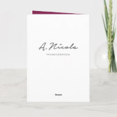 Ihnen Feiertags-Karte wünschen Feiertagskarte (Rückseite)