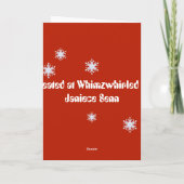 Ihnen Frieden wünschen Feiertagskarte (Rückseite)