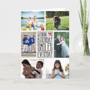 Ihnen Geburtstag wünschend, lächelt täglich Karte