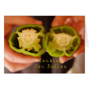 Ihnen Lächeln schicken