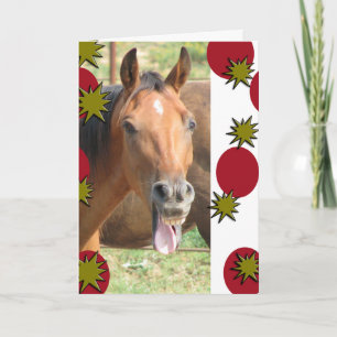 Ihnen Lose Lachen wünschen! Feiertagskarte