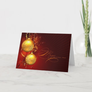 "Ihnen Magie wünschend dieses Weihnachten" mit Feiertagskarte