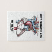 Ihnen mein Herz (anatomisches Herz) gerade, Puzzle (Horizontal)