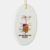 Ihnen meine Eingeweide (Verdauungssystem-Spaß) Keramikornament (Rechts)