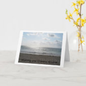 Ihnen Ozeane der Liebe wünschen Karte (Gelbe Blume)