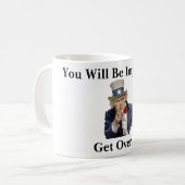 Ihnen wird die Tasse genommen (Vorderseite Links)