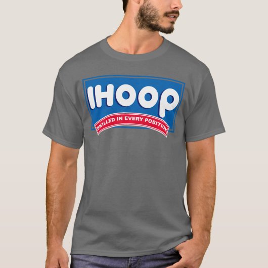 iHoop In jeder Position Basketball Pullove T-Shirt (Vorderseite)