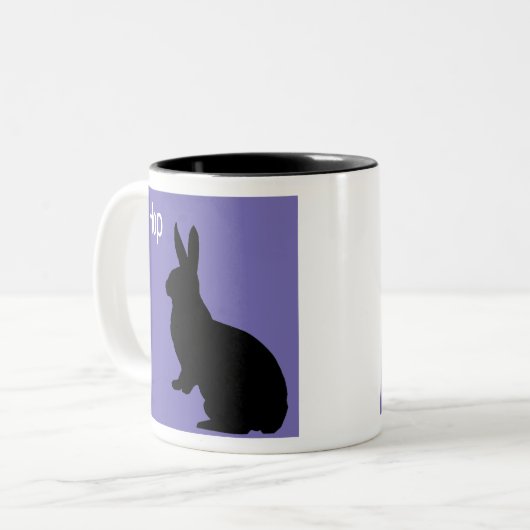 iHop Osterhase Zweifarbige Tasse (Vorderseite Links)