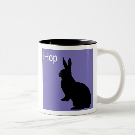 iHop Osterhase Zweifarbige Tasse (Rechts)