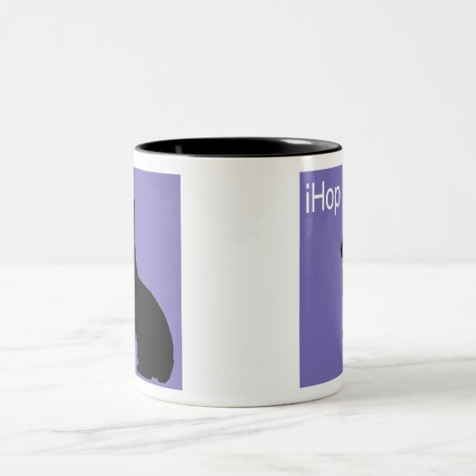 iHop Osterhase Zweifarbige Tasse (Mittel)