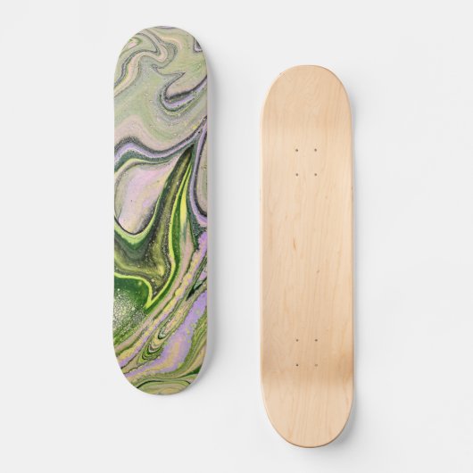 Ihr 1 kostenloser Green Skateboard Deck (Vorderseite)