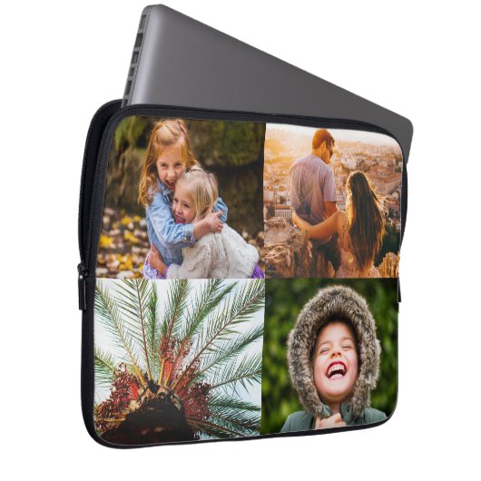 Ihr 4-Foto-Edge-Notebook Laptopschutzhülle (Vorne Rechts)