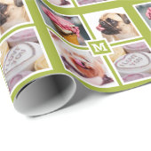 IHR 4-FOTO- & MONOGRAMM-Packpapier Geschenkpapier (Rolleneckpunkt)