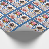 IHR 4-FOTO- & MONOGRAMM-Packpapier Geschenkpapier (Ecke)