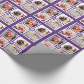 IHR 4-FOTO- & MONOGRAMM-Packpapier Geschenkpapier (Ecke)