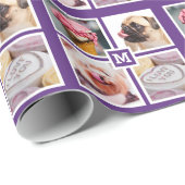 IHR 4-FOTO- & MONOGRAMM-Packpapier Geschenkpapier (Rolleneckpunkt)