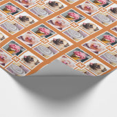 IHR 4-FOTO- & MONOGRAMM-Packpapier Geschenkpapier (Ecke)