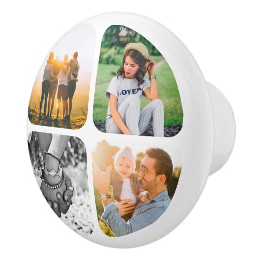 Ihr 4-Foto-Schublade Keramikknauf (Rechts)