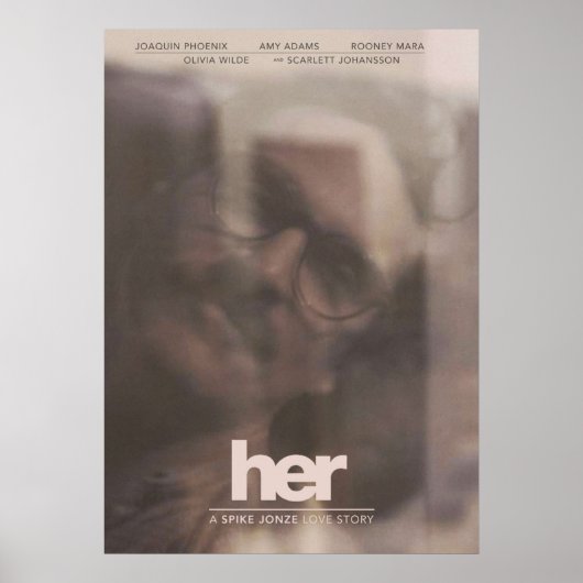 Ihr a Spike Jonze Liebe Story Poster (Vorne)