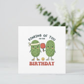 Ihr Abendessen am Geburtstag Karte (Stehend Vorderseite)