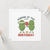 Ihr Abendessen am Geburtstag Karte (Vorderseite/Rückseite Beispiel)