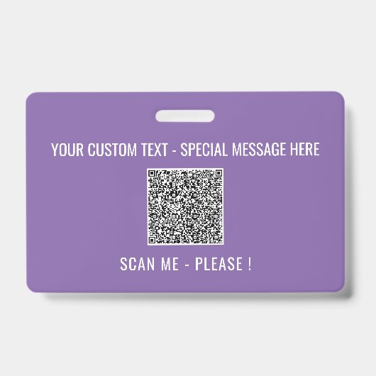 Ihr Abzeichen für die QR-Codeprüfung Ausweis (Vorderseite)