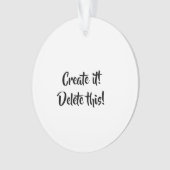 Ihr akryllischer Circle Ornament (Vorderseite)