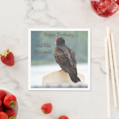 Ihr alter Buzzard Geburtstag Serviette (Beispiel)
