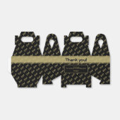 Ihr altersspezifisches Zahlenmuster - Gold und Sch Geschenkschachtel (Ungefaltet)