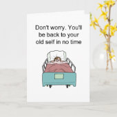 Ihr altes Selbst Karte (Gelbe Blume)