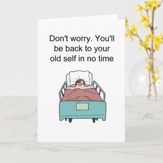 Ihr altes Selbst Karte (Gelbe Blume)