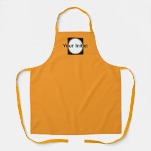 Ihr Anfangsmonogramm Orange Schürze