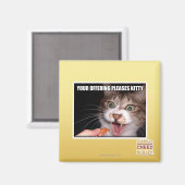 Ihr Angebot BITTE KLEIN Magnet (Vorderseite/Rückseite)