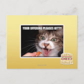 Ihr Angebot BITTE KLEIN Postkarte (Vorderseite)