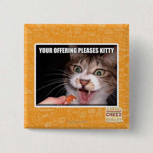 Ihr Angebot gefällt Miezekatze Button (Vorderseite)