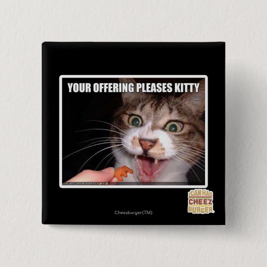 Ihr Angebot gefällt Miezekatze Button (Vorderseite)