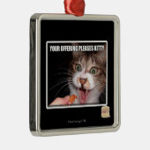 Ihr Angebot gefällt Miezekatze Silbernes Ornament (Rechts)